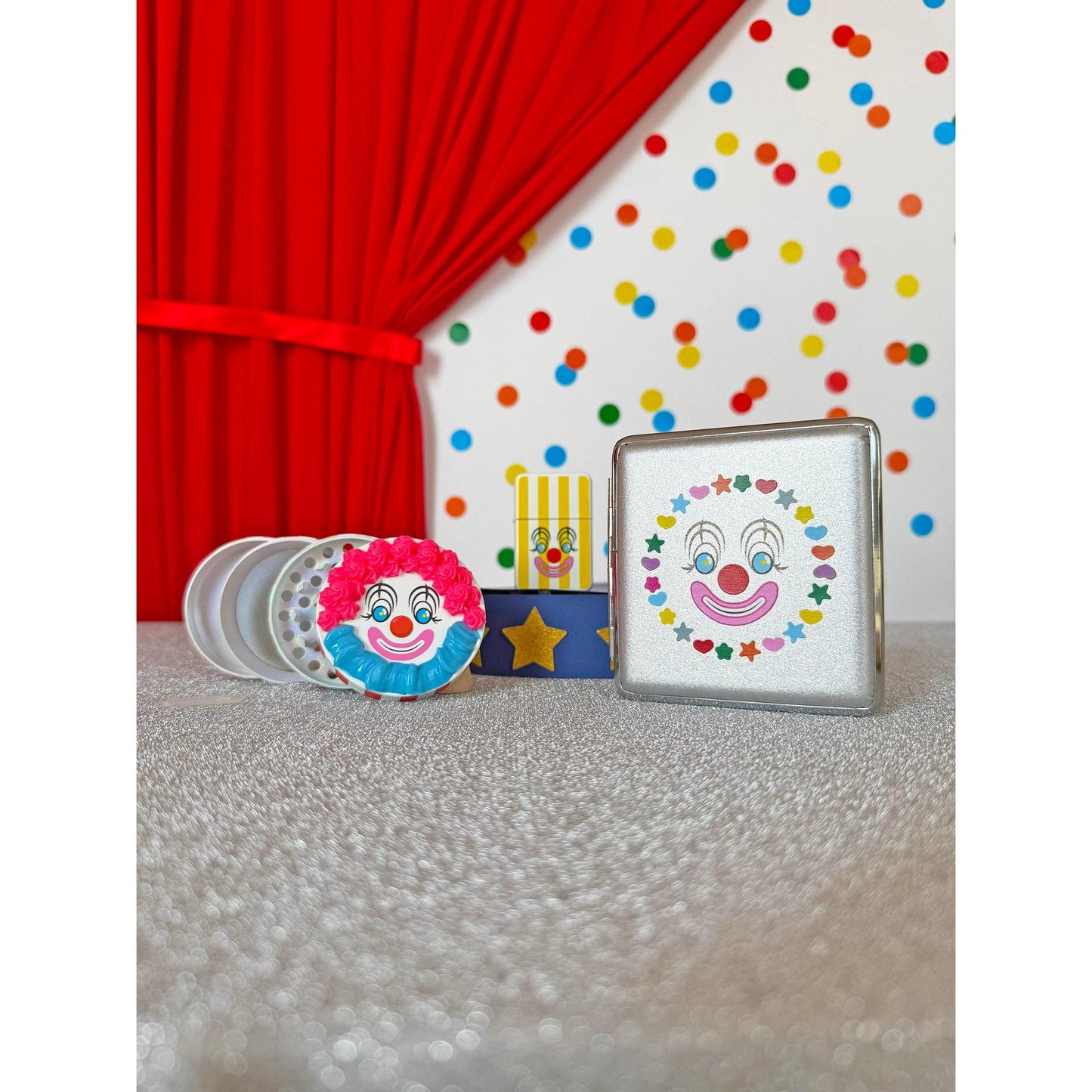 Clown Metal Lighter | Refillable Circus Clown Lighter-A Shop of Things-The Bullish Store