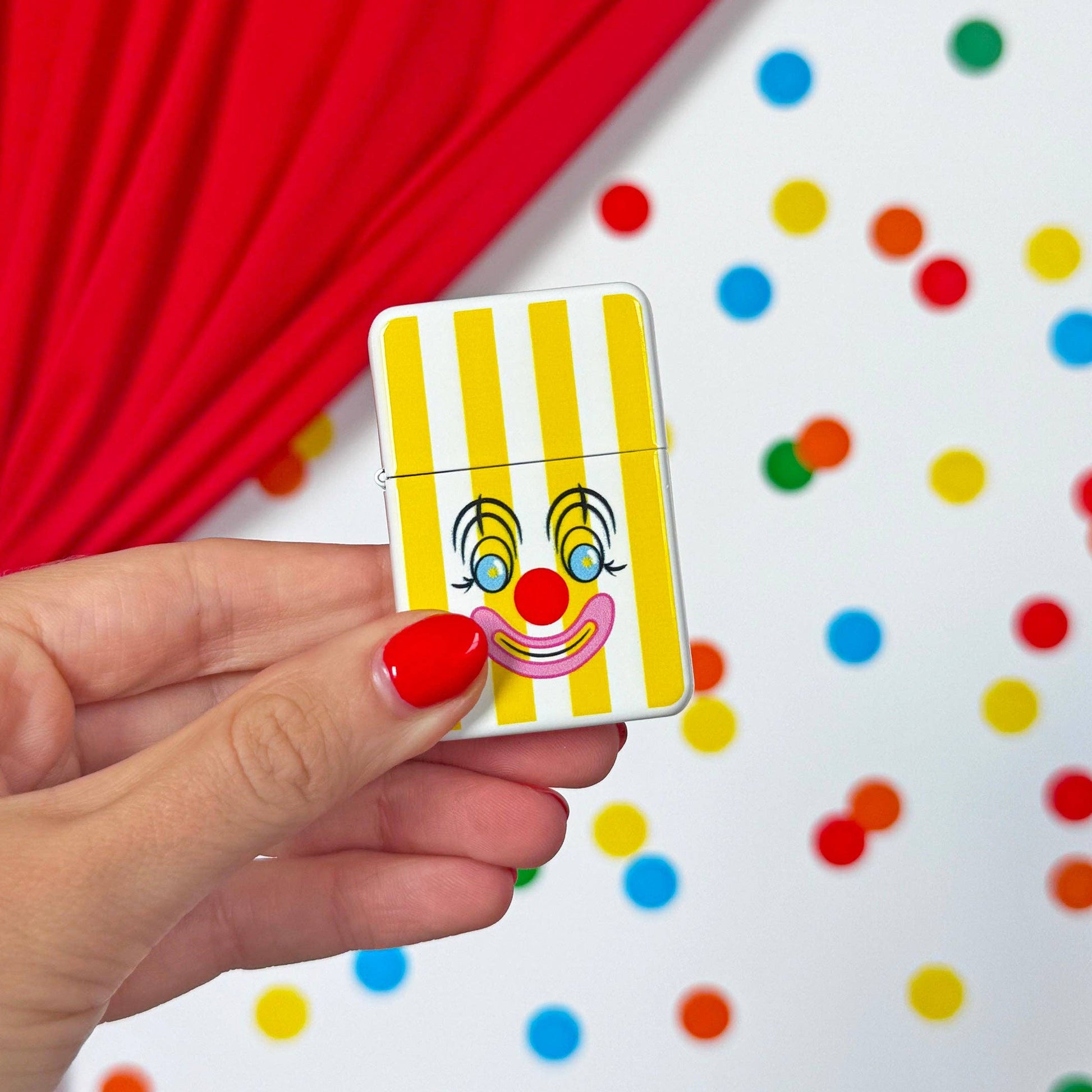 Clown Metal Lighter | Refillable Circus Clown Lighter-A Shop of Things-The Bullish Store
