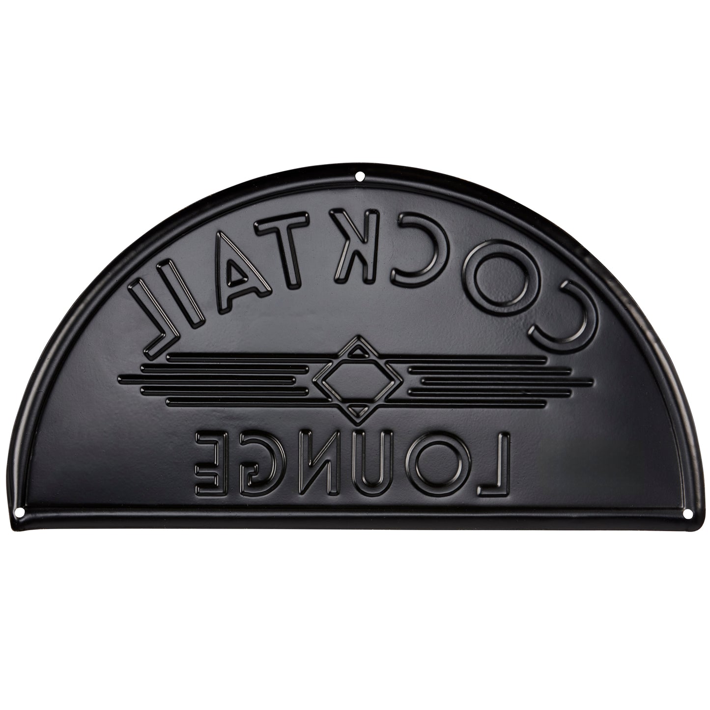 Cocktail Lounge Wall Decor | Vintage Hanging Metal Display | 15" x 12"