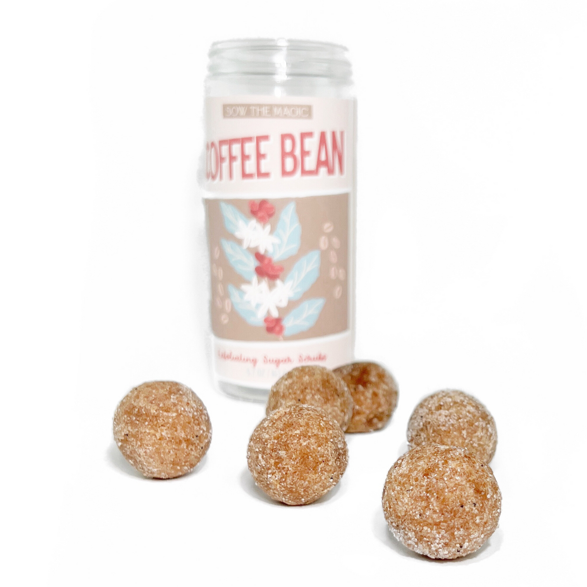 Coffee Bean Exfoliating Sugar Scrubs | Coffee + Vanilla-Sow the Magic-The Bullish Store