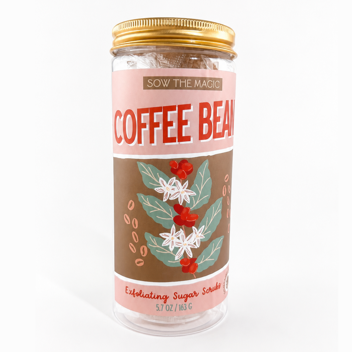 Coffee Bean Exfoliating Sugar Scrubs | Coffee + Vanilla-Sow the Magic-The Bullish Store