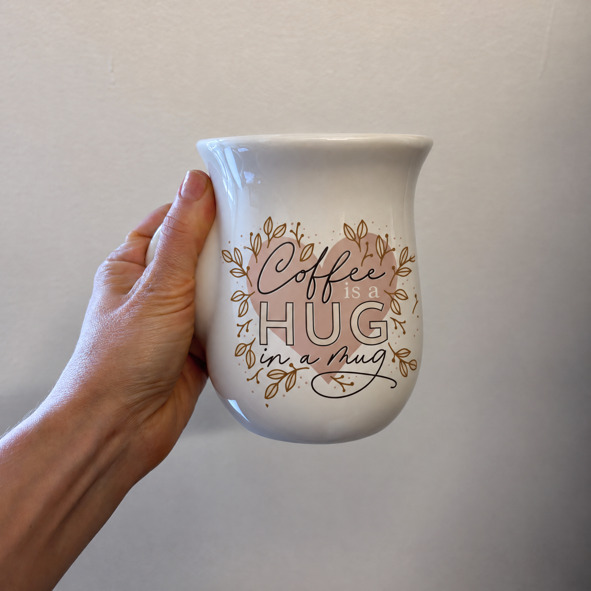 Coffee Is a Hug in a Mug Handwarmer Mug | Creative Brands-Creative Brands-The Bullish Store