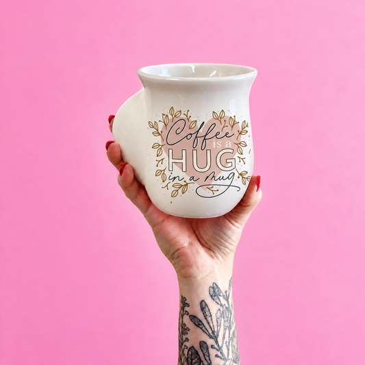 Coffee Is a Hug in a Mug Handwarmer Mug | Creative Brands-Creative Brands-The Bullish Store