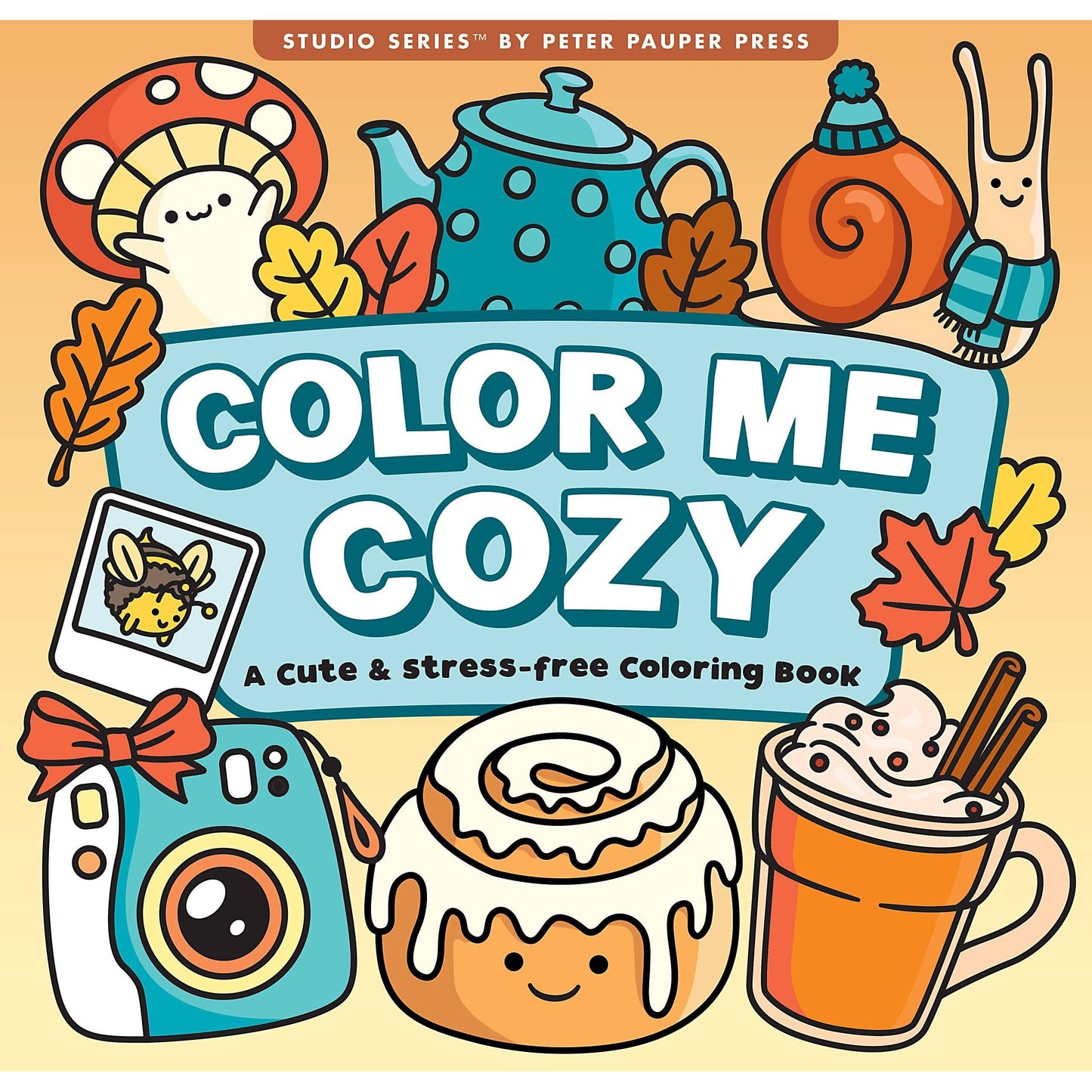 Color Me Cozy Adult Coloring Book | 31 Autumn Designs on Premium Thick Pages for Relaxation & Creativity