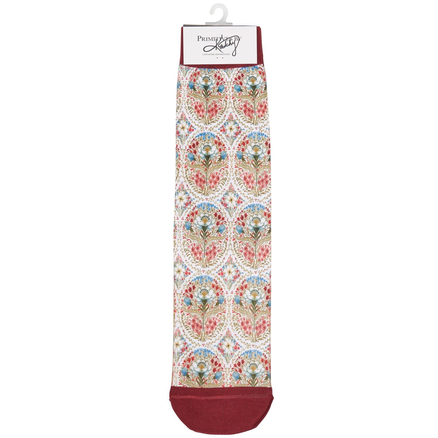 Colorful Farmhouse Floral Socks | Women‘s Novelty Socks