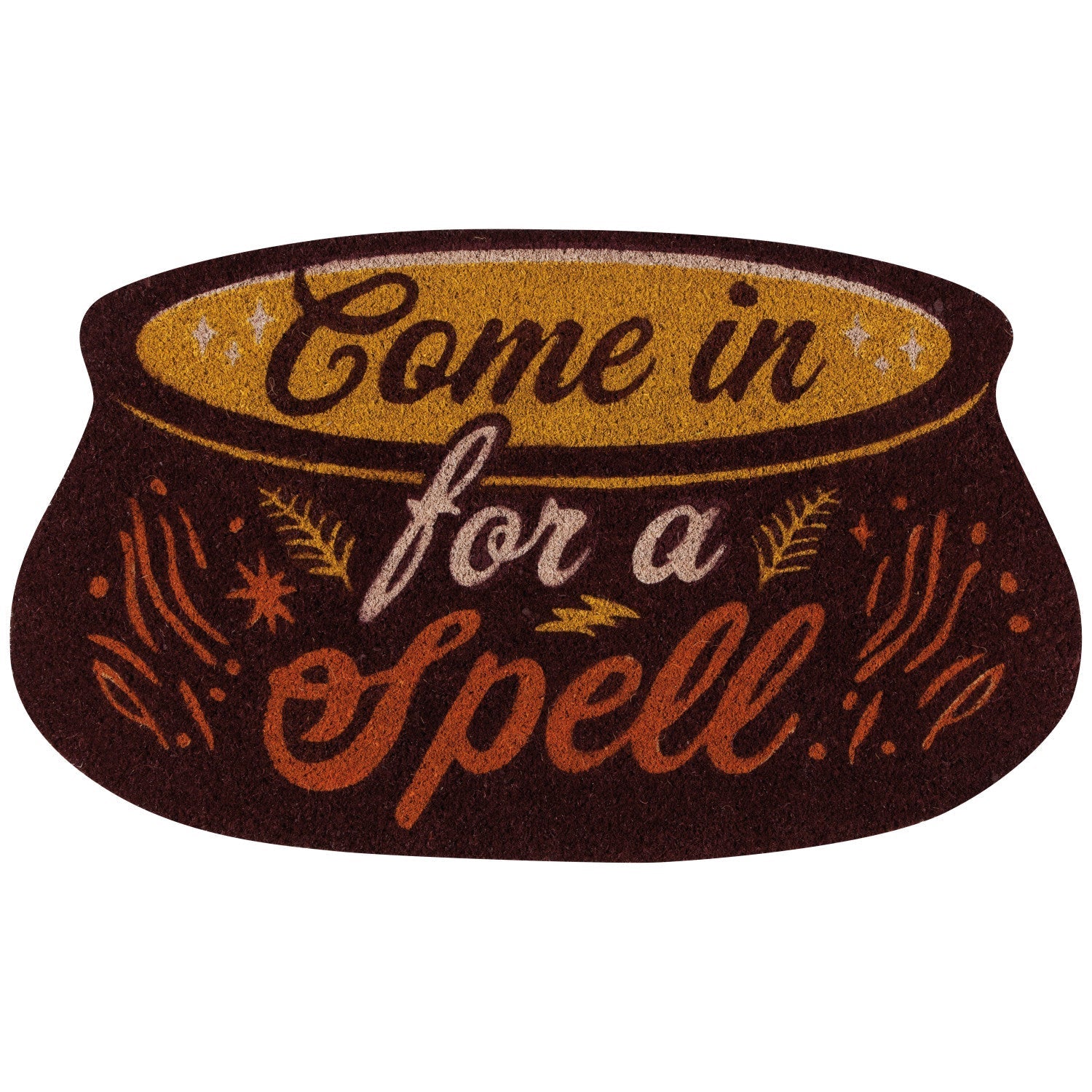 Come In For A Spell Spellbound Decorative Coir Doormat | Welcome Rug Mat | 18" x 30"