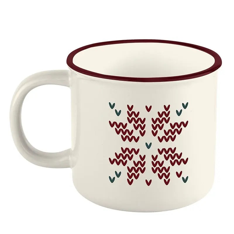 Comfy & Cozy Are We Mug & Sock Gift Set in Red | Holiday Christmas Gift