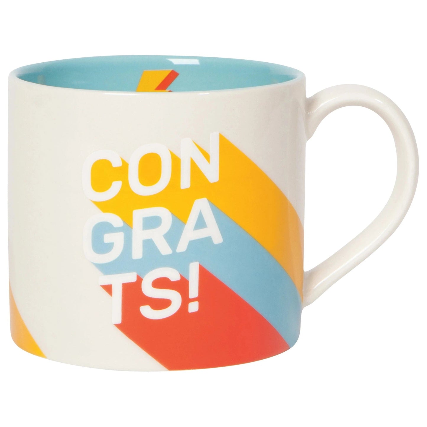 Congrats Mug | Stoneware Coffee Tea Cup | 14 oz