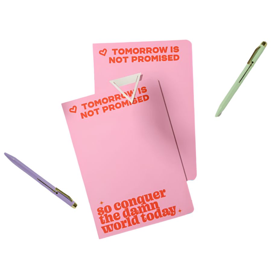 Conquer Today Pocket Journal | Mini Notebook | 40 Pages