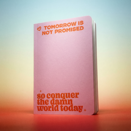 Conquer Today Pocket Journal | Mini Notebook | 40 Pages