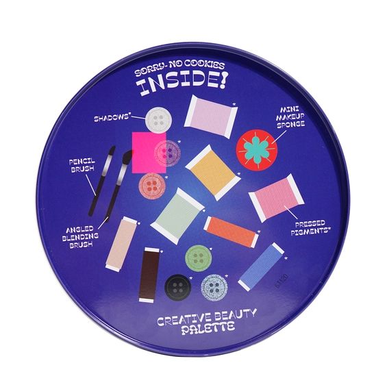Cookie Tin Creative Beauty Palette Christmas Gift | Giftable Makeup Palette Kit