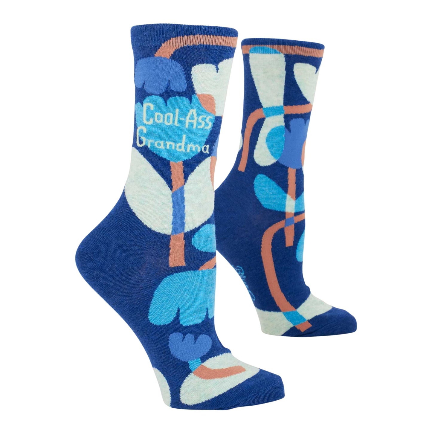 Cool-Ass Grandma Women's Crew Socks | Novelty Funny Socks | BlueQ at GetBullish