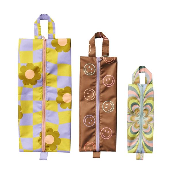 Cool Funky Daisy Packing Pouch Set