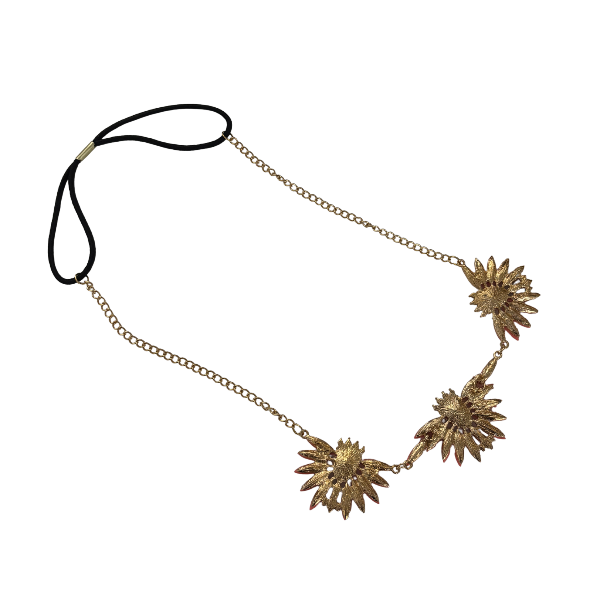 Coral Gems Flexible Hair Tiara | Festive Deco Charm Headband Crown
