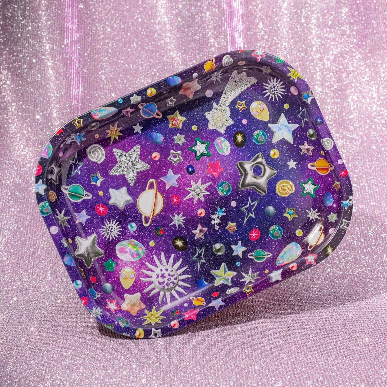 Cosmic Charms Rolling Tray