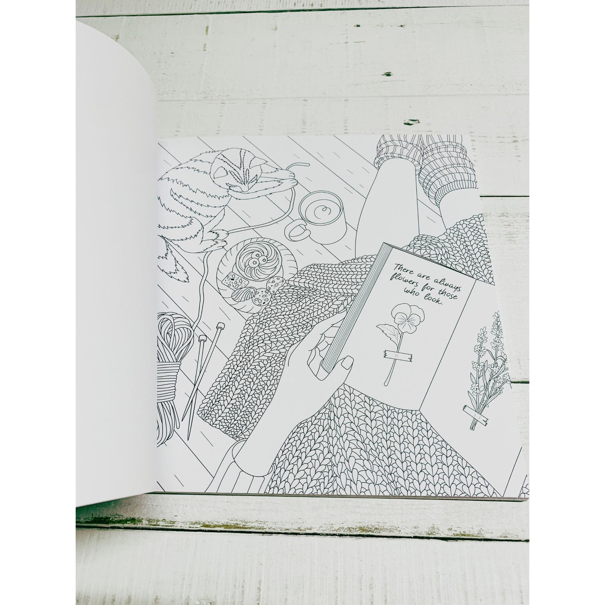 Cottagecore Adult Coloring Book | 31 Cozy Farmhouse Designs