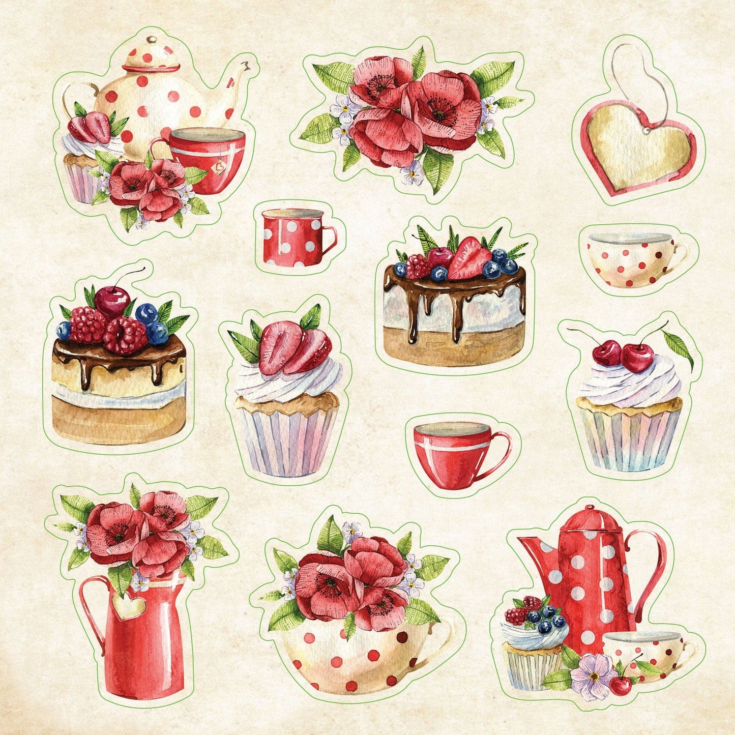 Cottagecore Sticker Book | Idyllic Collectin of Cozy Stickers | Over 650 Stickers