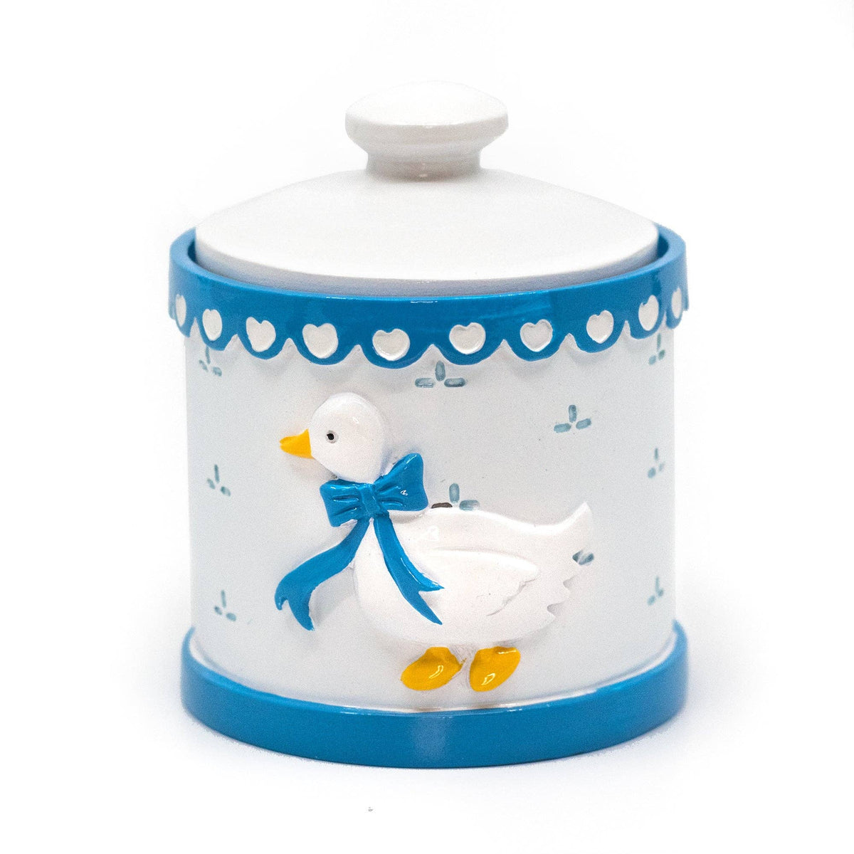 Country Goose 90s Hand-Painted Resin Trinket Box-Twinkltoast-The Bullish Store