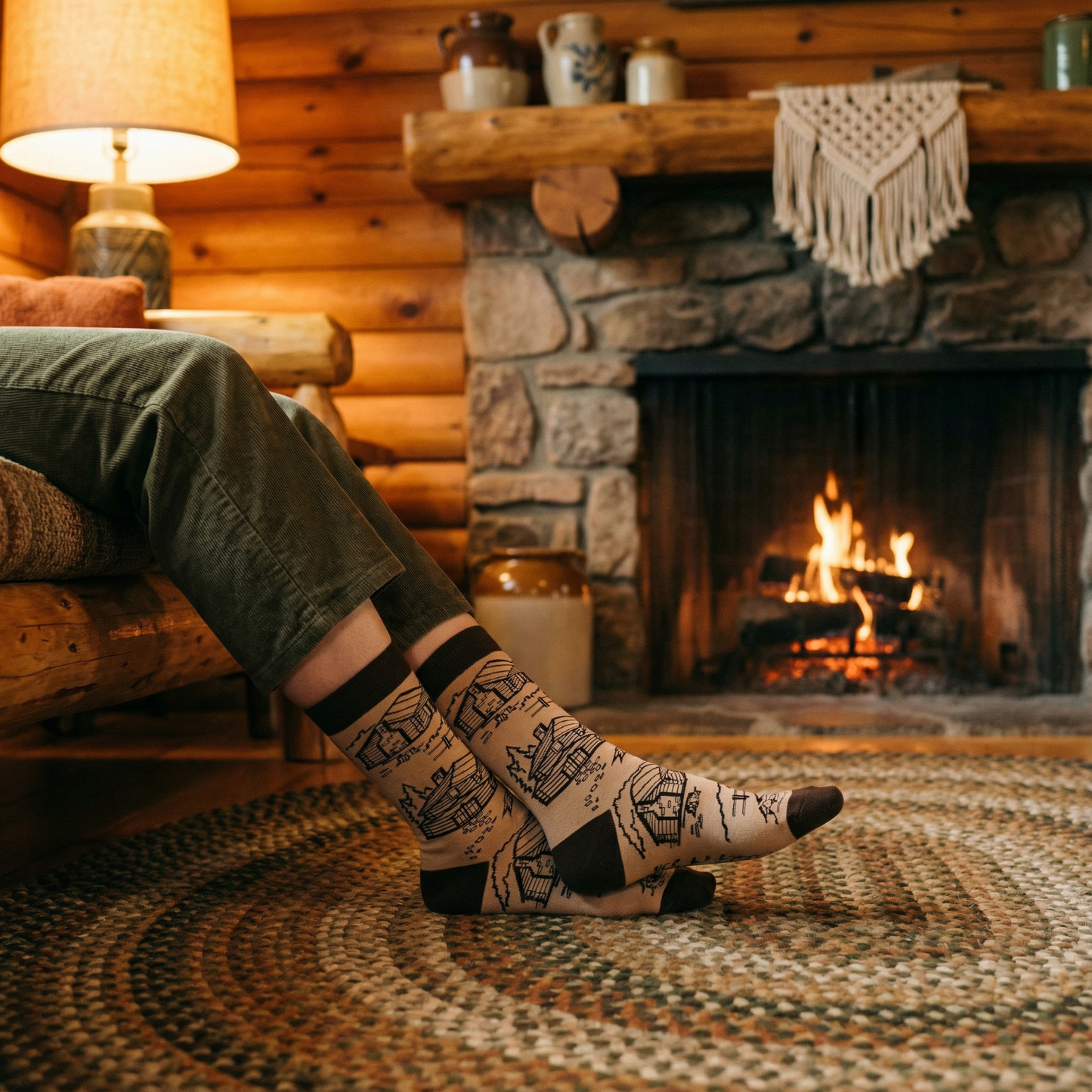Cozy Cabin Socks
