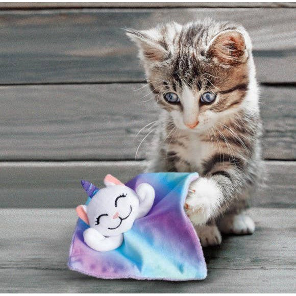 Crackles Caticorn Cat Toy | Crackle Sounds Plush Toy For Pet Lovers