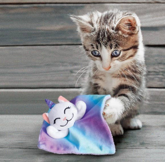 Crackles Caticorn Cat Toy | Crackle Sounds Plush Toy For Pet Lovers