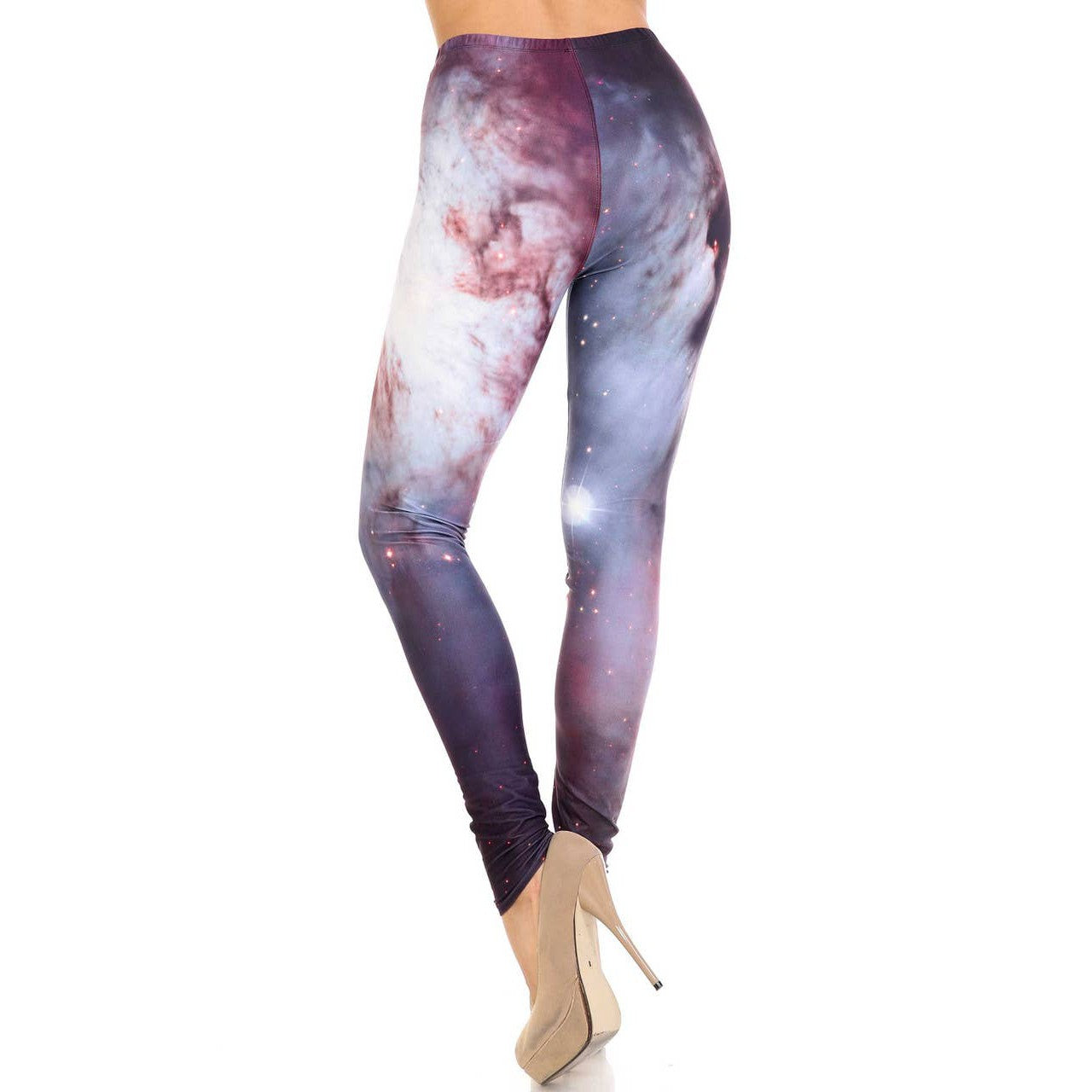 Creamy Soft Black Galaxy Leggings Sizes 0-5X Plus Size Available