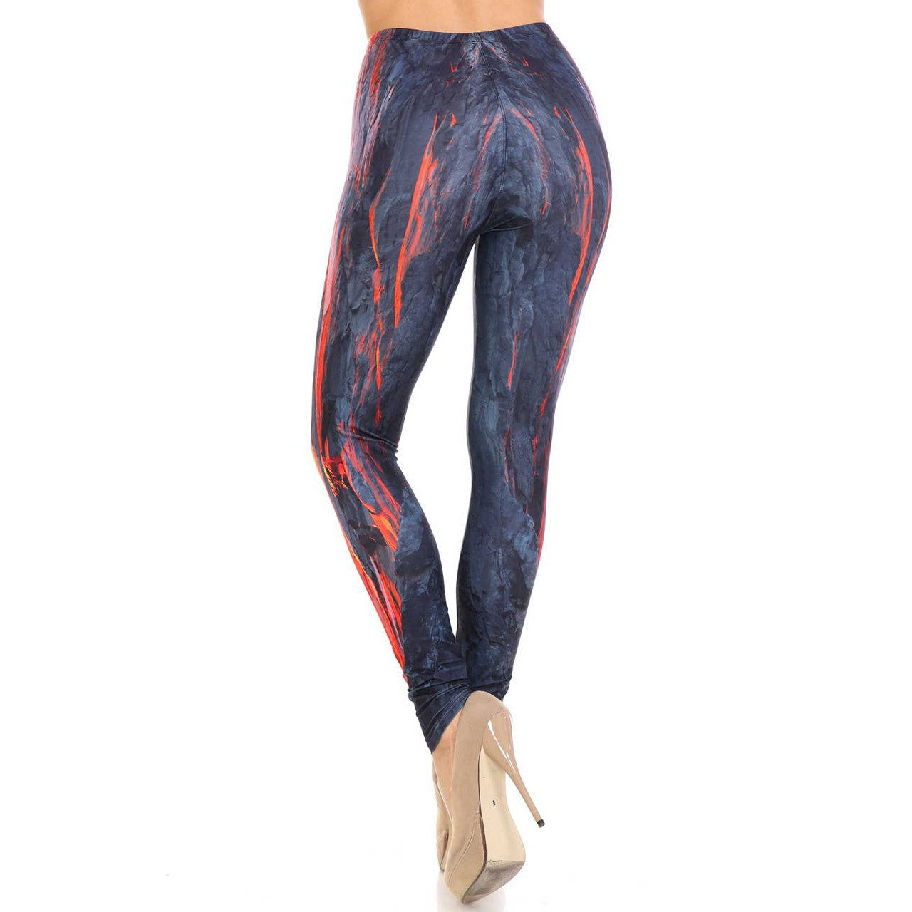 Creamy Soft Hot Lava Leggings Sizes 0-5X Plus Size Available