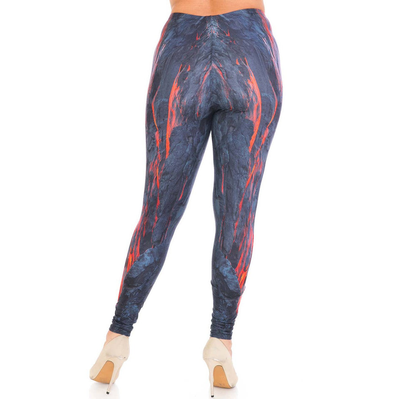 Creamy Soft Hot Lava Leggings Sizes 0-5X Plus Size Available