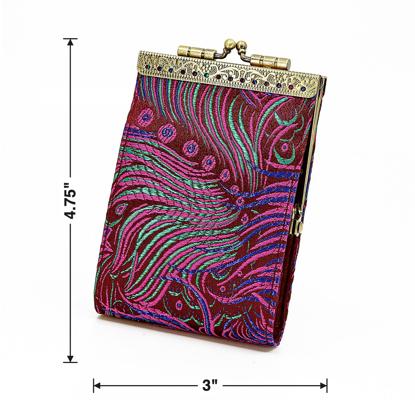 Size chart — 3" W x 4.75" H