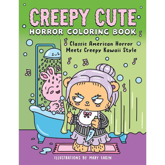 Creepy Cute Horror Coloring Book for Adults | Kawaii Monsters & Classic Scary Scenes