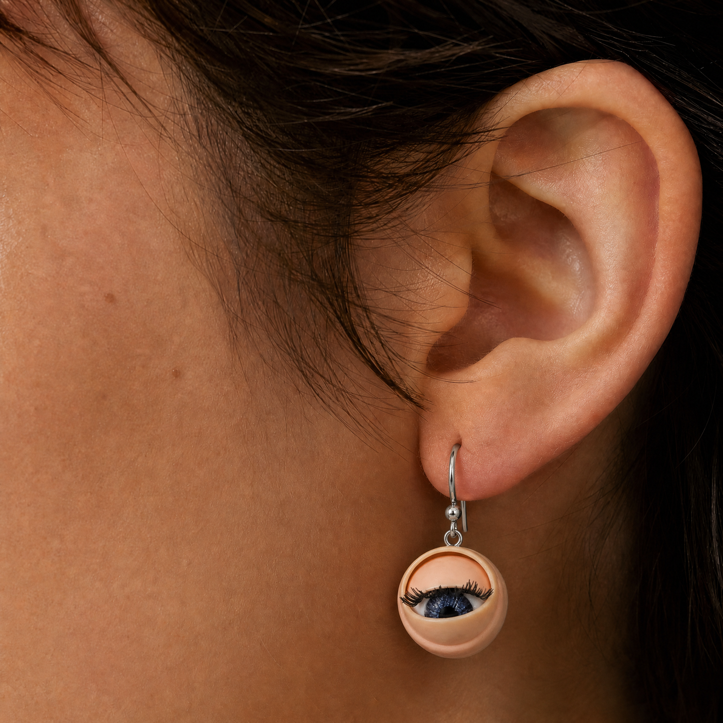 Creepy Eyeball Halloween Earrings | Gothic Horror Dangle Earrings
