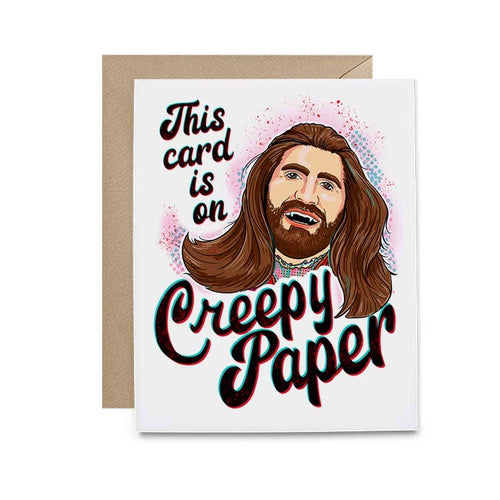 Creepy Paper What We Do In the Shadows Funny Card