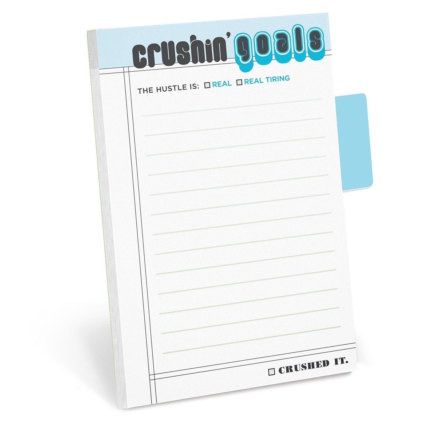 Crushin’ Goals Sticky Notes / Sticky Tabs Notepad