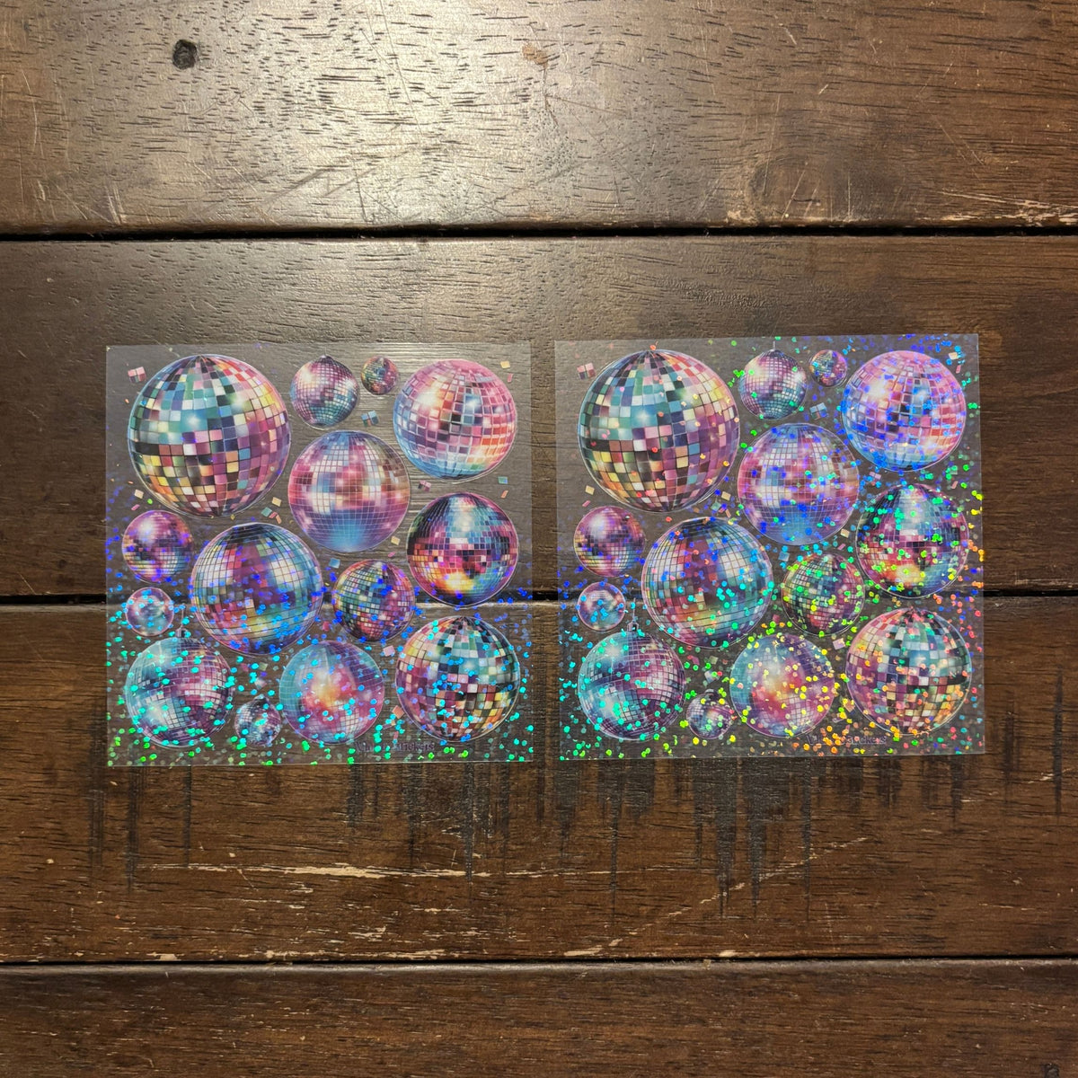 Crystal Disco Ball Stickers | 4" x 4" | 2 Sheets-Violette Stickers-The Bullish Store