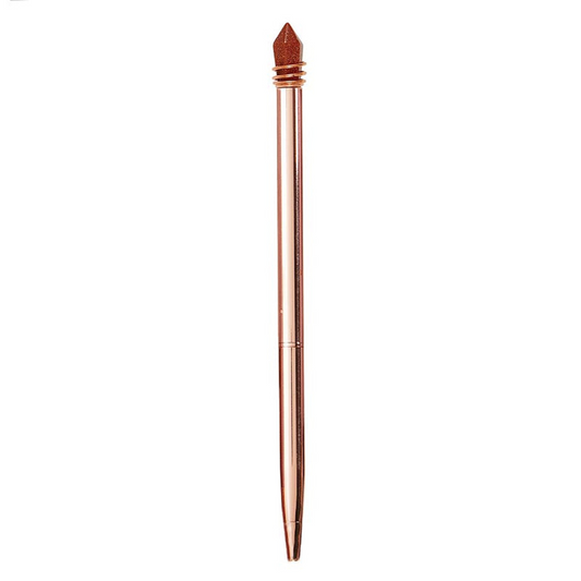 Crystal Pen in Rose Gold | Decorative Writing Pen | 6.25"