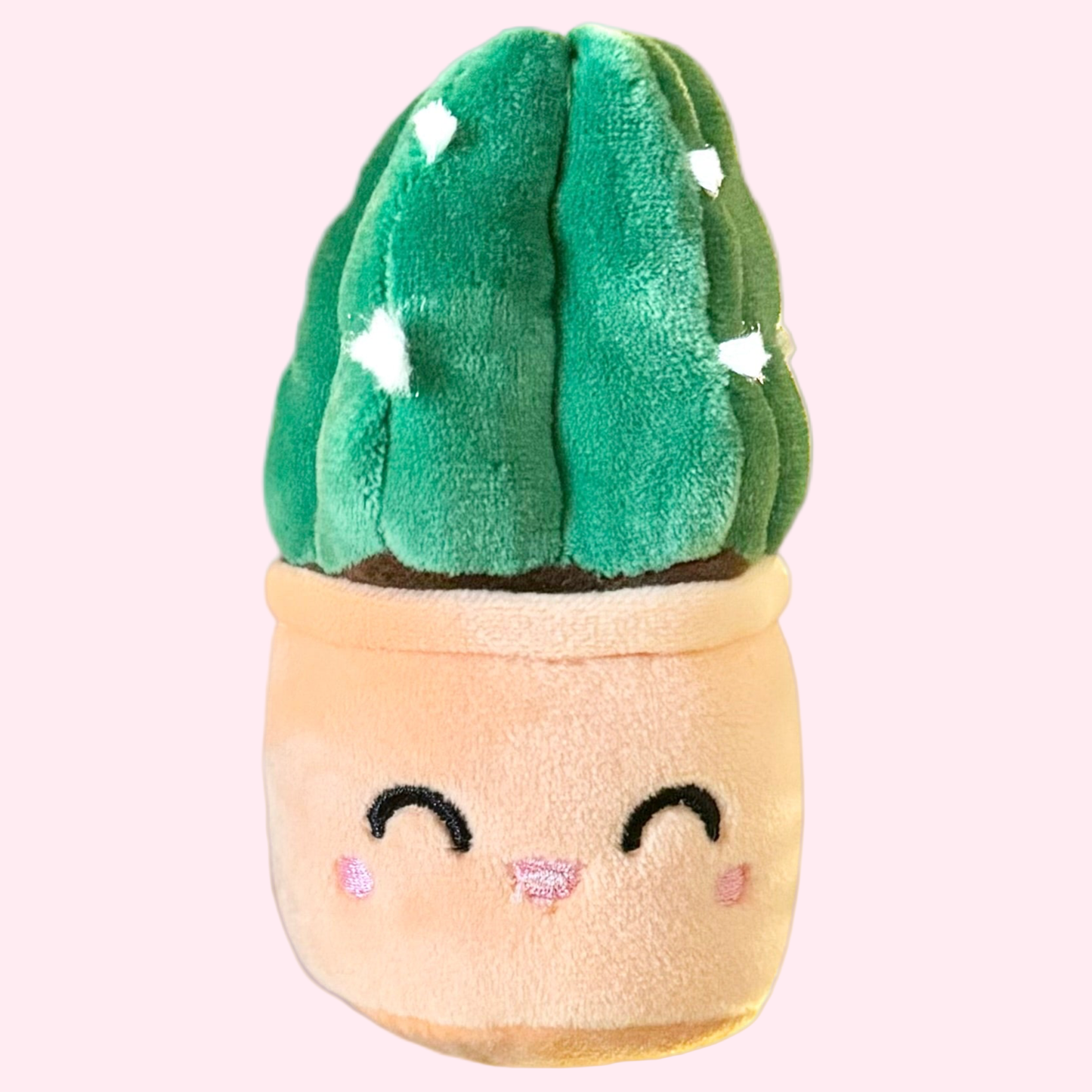 Cuddly Cactus Plush Keychain | 5″ Plant Lover Bag Charm-Blushiez-The Bullish Store