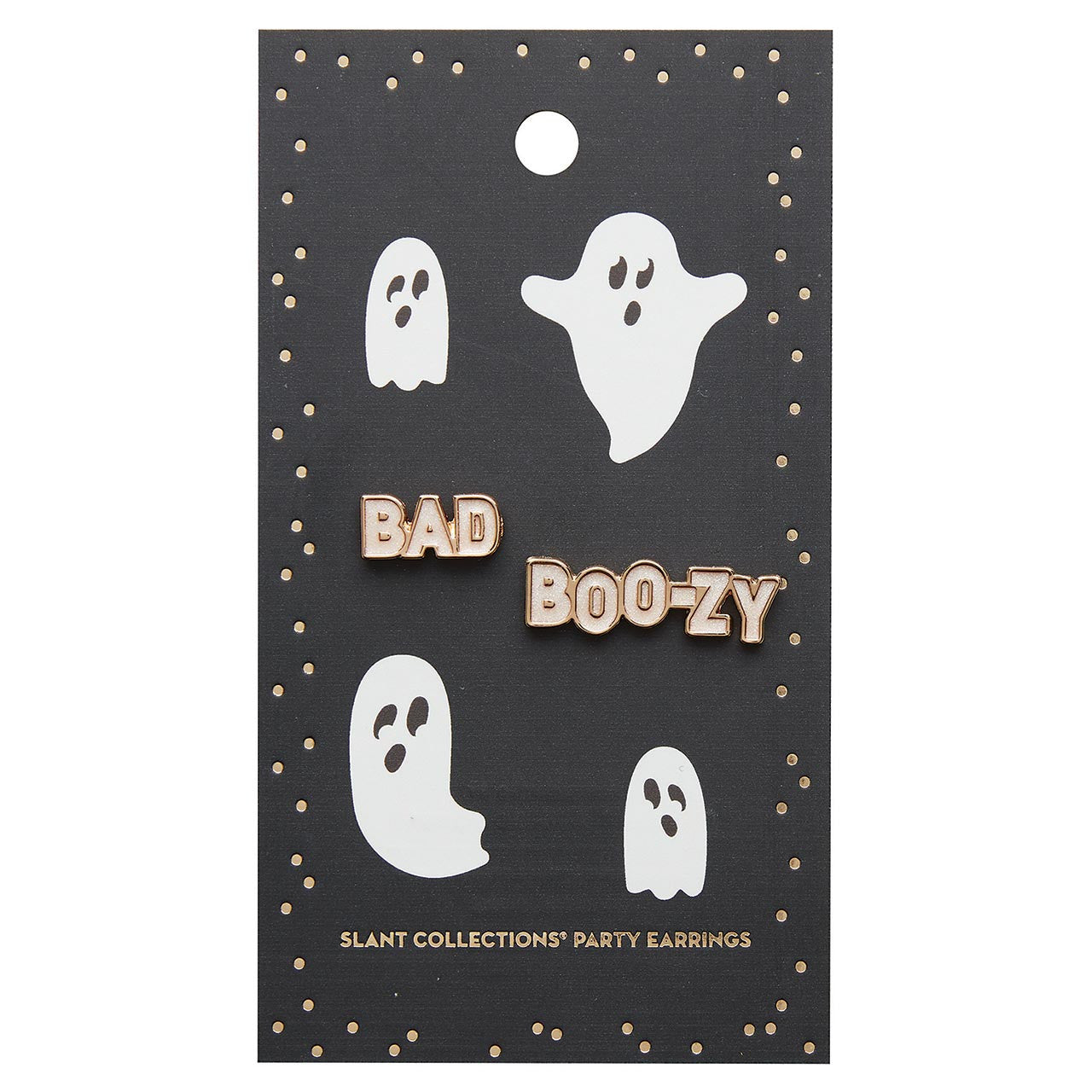 DEAL OF THE DAY Bad and Boozy Party Earrings | Mismatched Earrings on Halloween Themed Card | Gift for Her