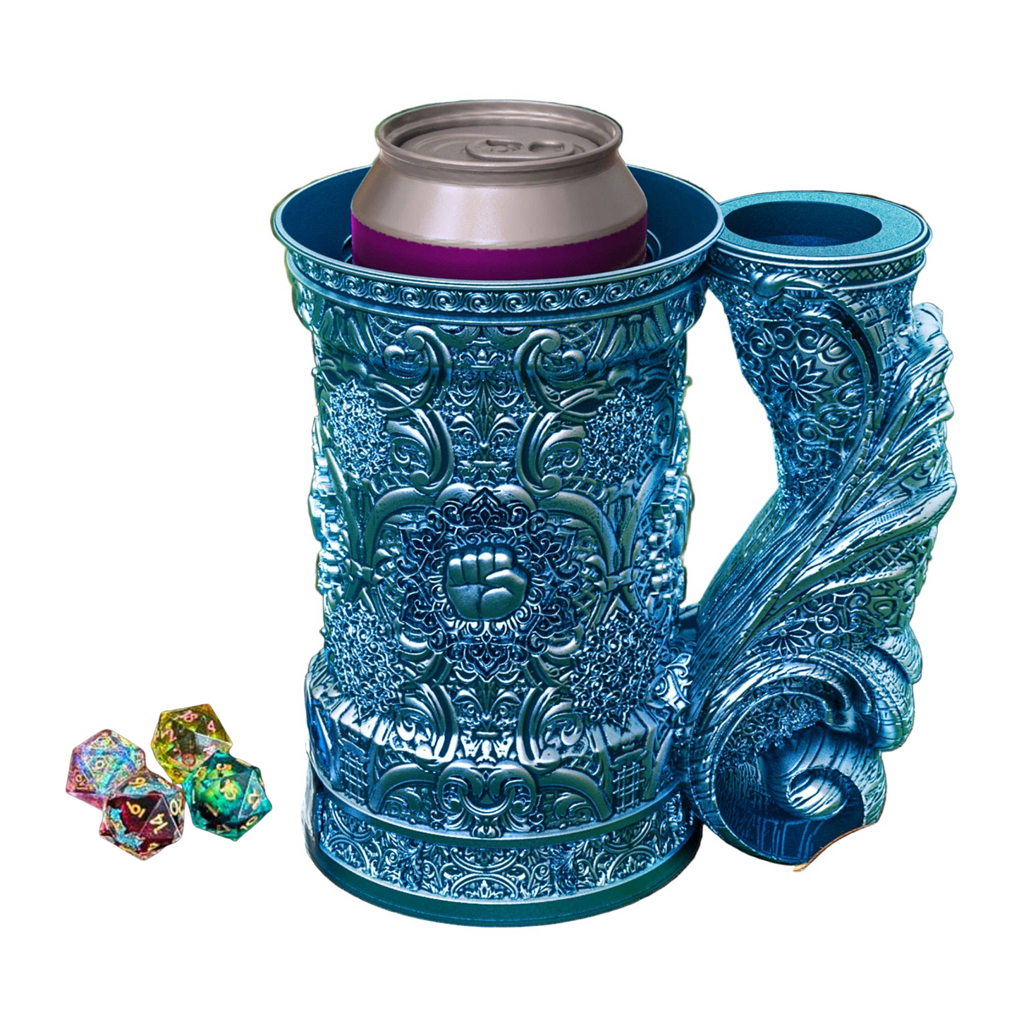 DND Themed Gift | Monk 12oz Dice Tower Tankard | TTRPG, D&D, Daggerheart