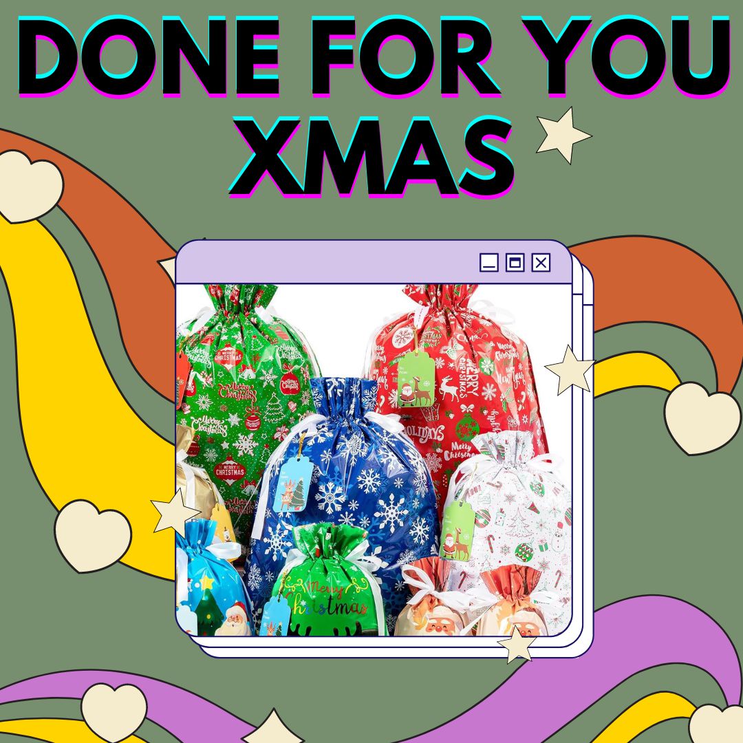 DONE FOR YOU XMAS GIFT BOX | 6 Christmas Gift Bagged Items Ready for Gifting | Free US shipping