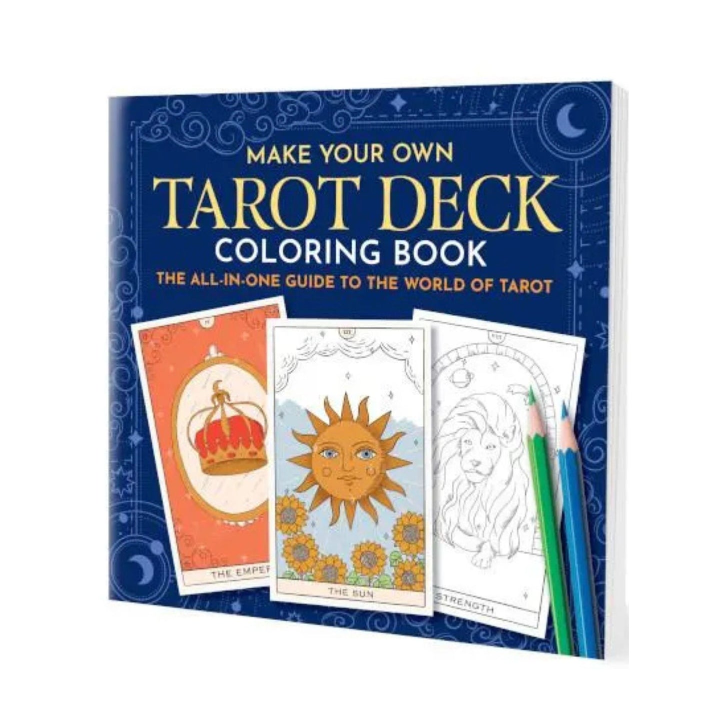 Make Your Own Tarot Deck Coloring Book | 78 Card DIY Tarot Set with Major & Minor Arcana