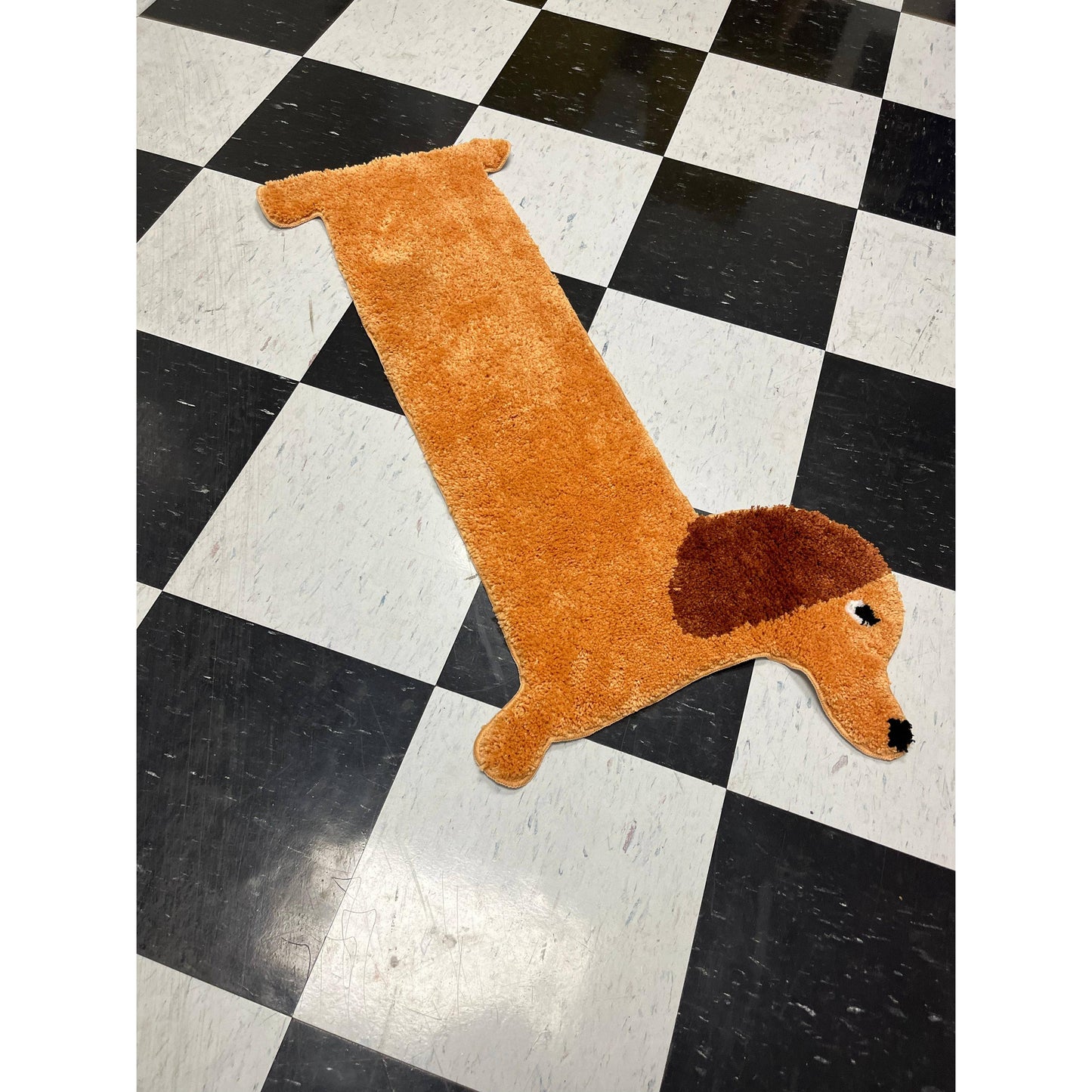 Dachshund Design Polyester Door | Long Dog Rug with Slip-resistant Backing