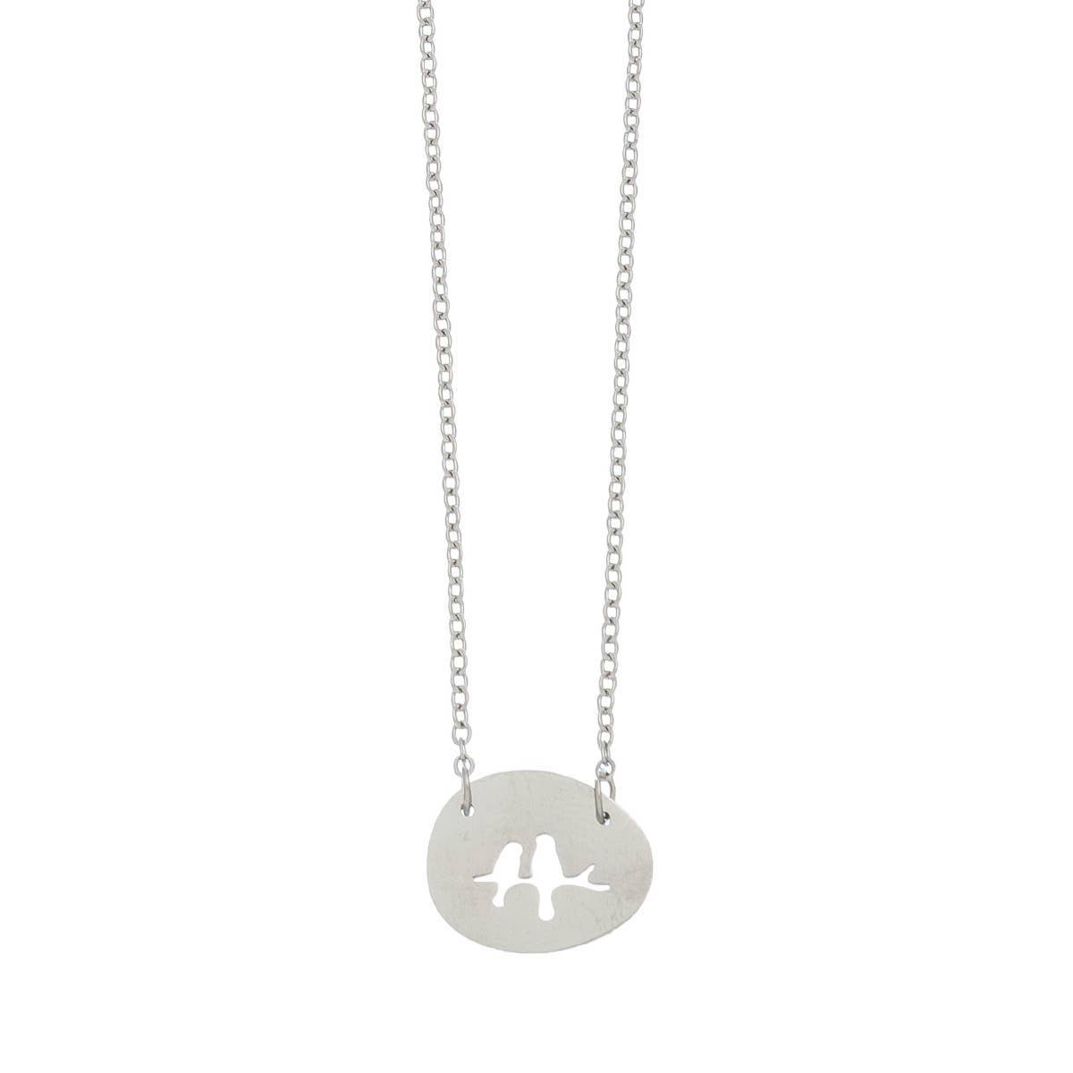 Dainty Bird Necklace | Hypoallergenic Stainless Steel in Rose Gold or Steel