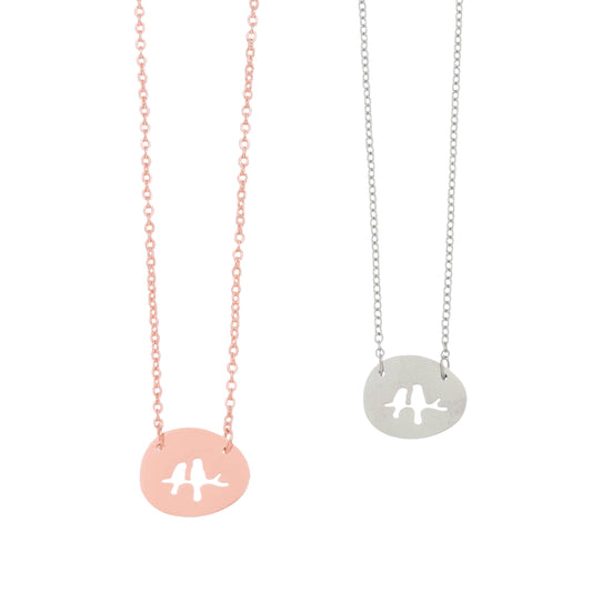 Dainty Bird Necklace | Hypoallergenic Stainless Steel in Rose Gold or Steel