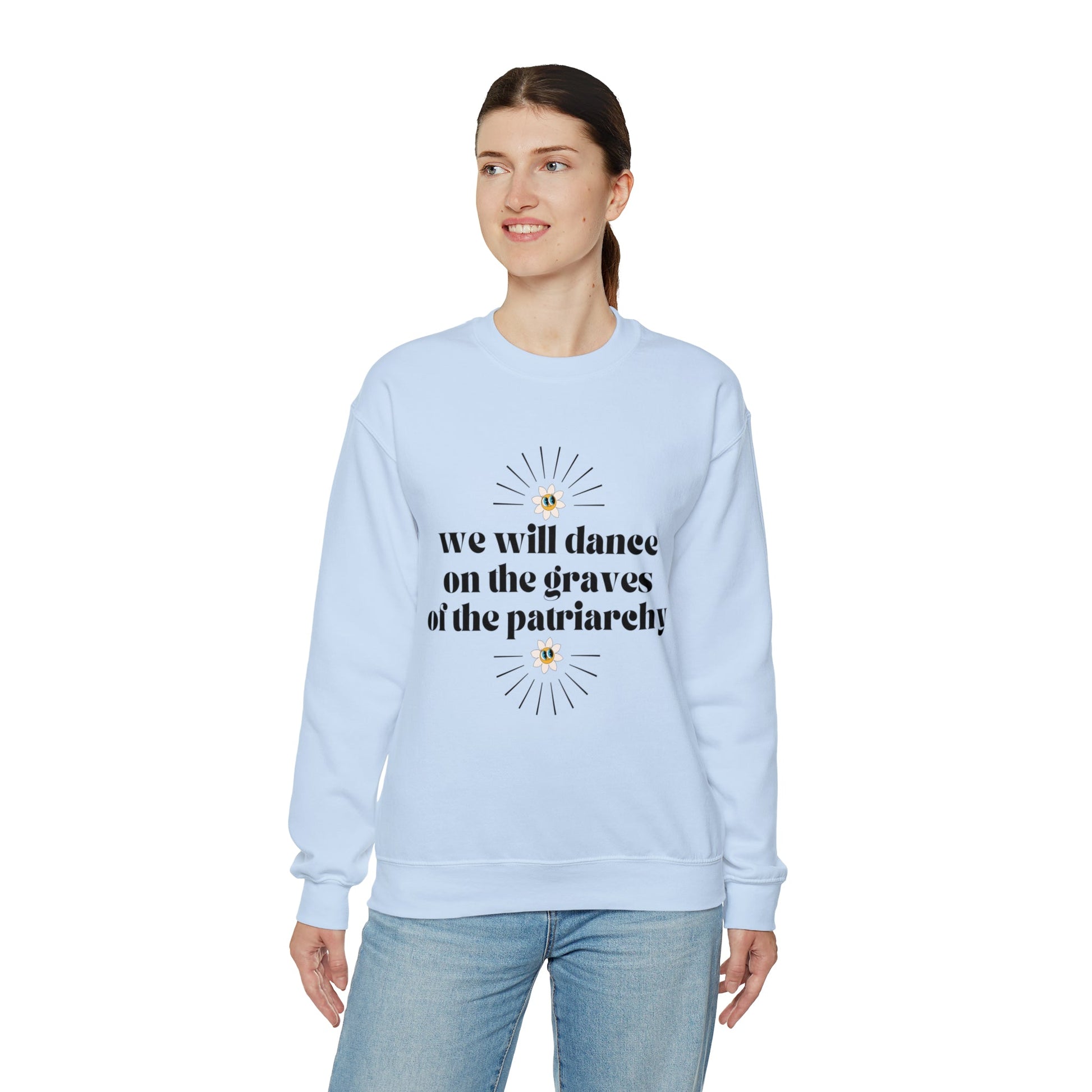 Dance on the Graves of the Patriarchy Unisex Heavy Blend™ Crewneck Sweatshirt