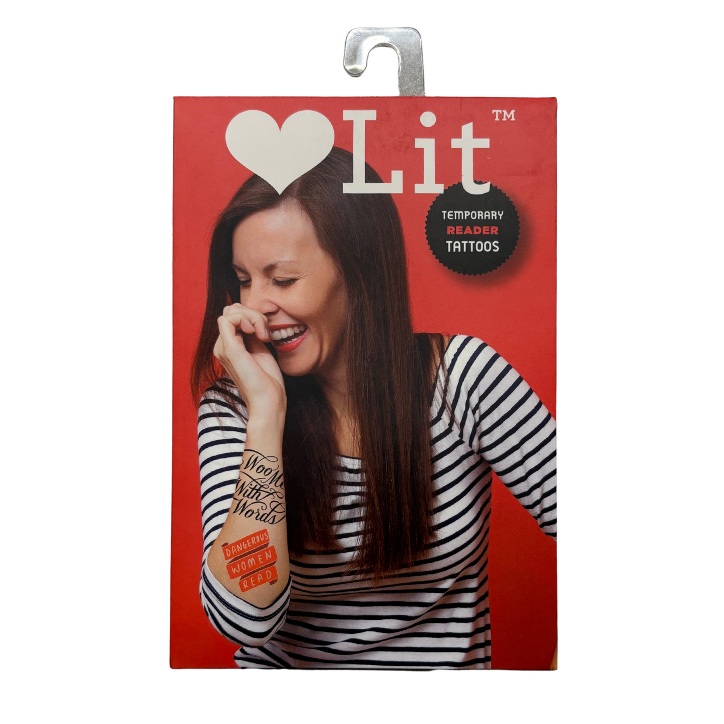 Dangerous Women Read Temporary Tattoos | Pack of 21 Tattoos | Book Lovers Bibliophile Gift