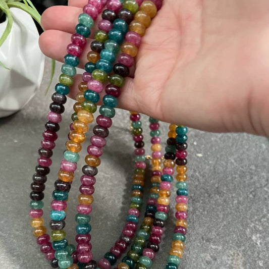 Dark Candy Necklace Genuine Stones