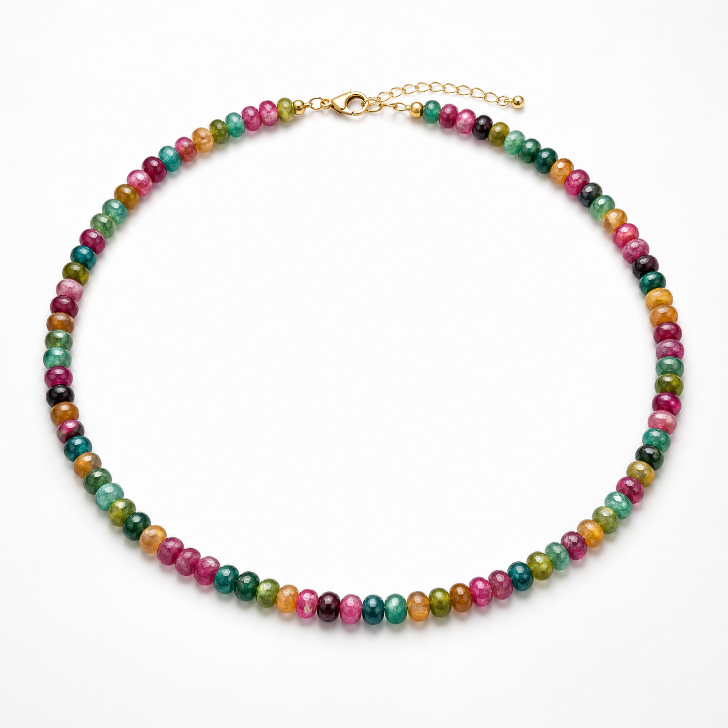 Dark Candy Necklace Genuine Stones