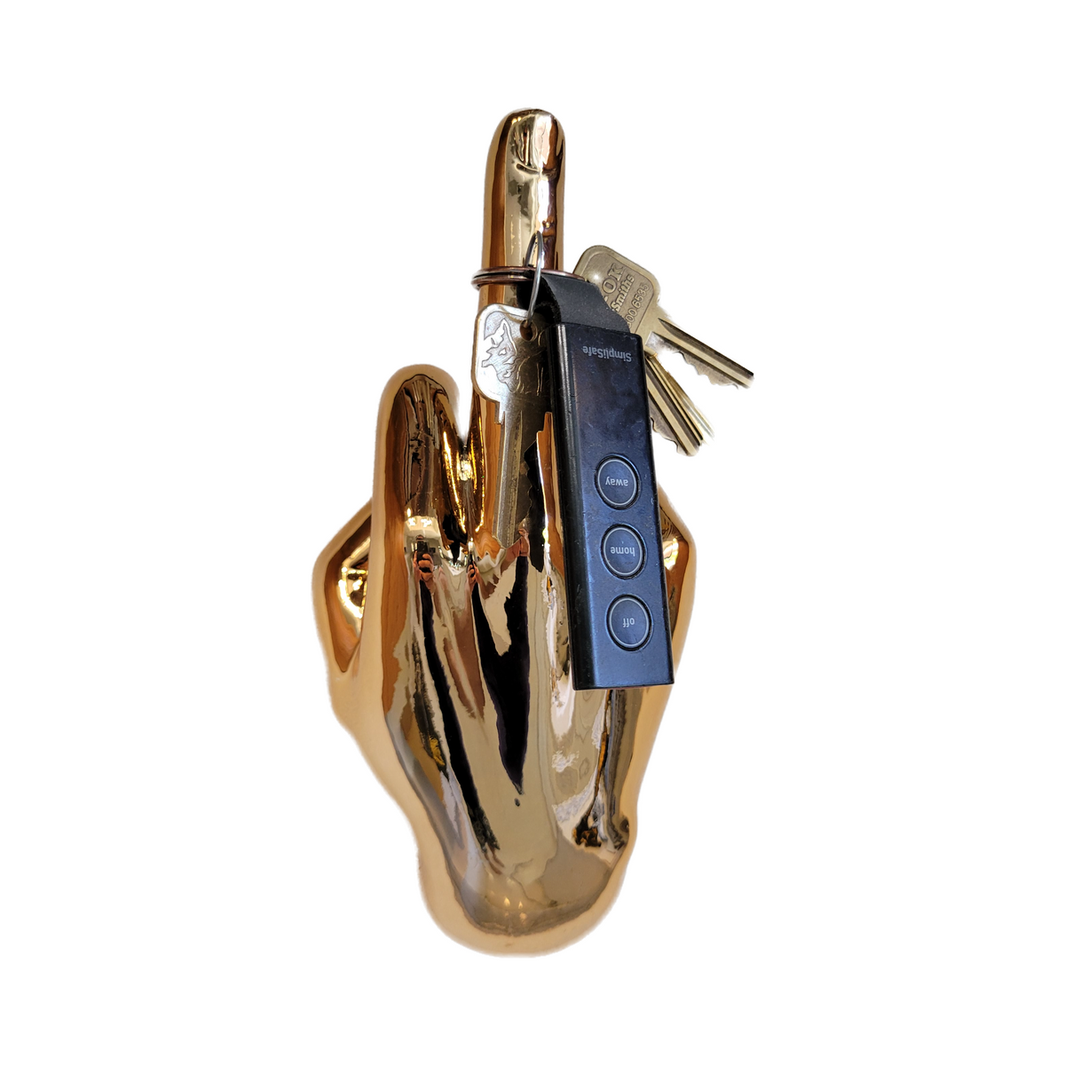 Dark Gold Middle Finger Wall Mount — Multipack-Interior Illusions Plus-The Bullish Store
