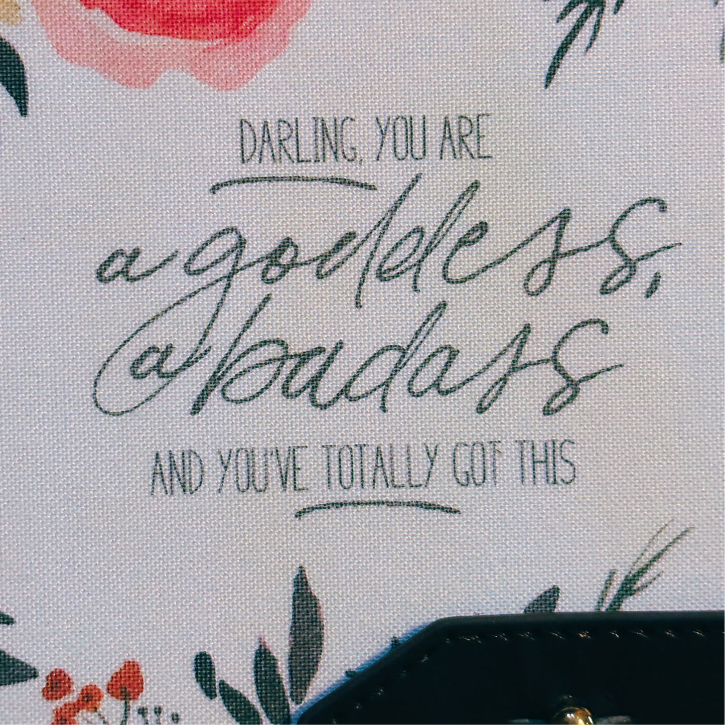Darling You Are a Goddess Strap Journal | Inspirational Motivational Notebook-Creative Brands-The Bullish Store
