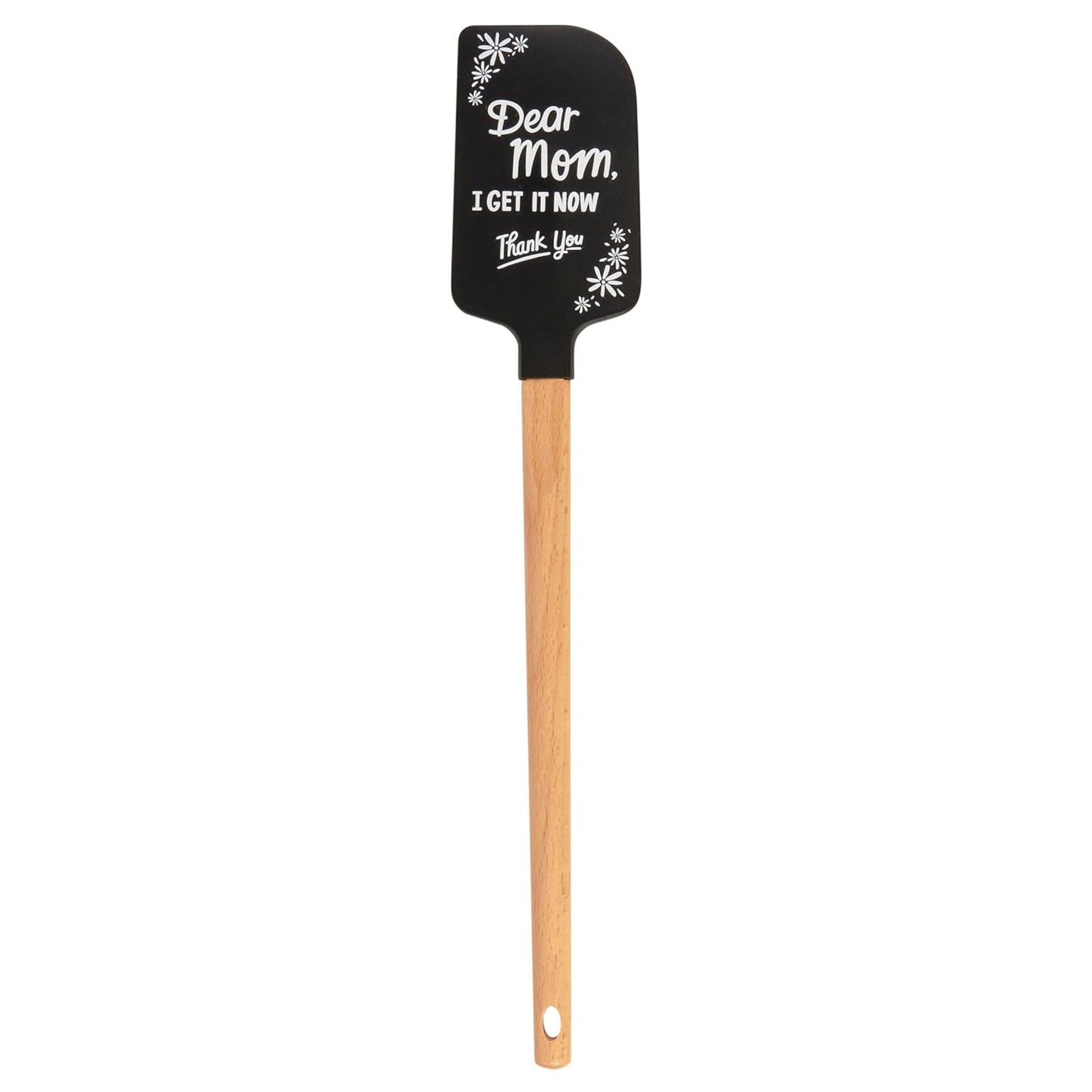 Dear Mom I Get It Now Thank You Spatula | Silicone Kitchen Spatula with Floral Design